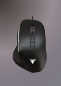 JEDEL CP102 Gaming Silent Clicks Mouse Optical Sensor 3600 DPI 7 Buttons Braided cable Ultra Comfortable (Black)
