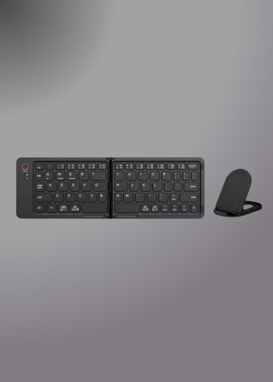 B023 11 Inch Foldable & Rechargeable Bluetooth Keyboard