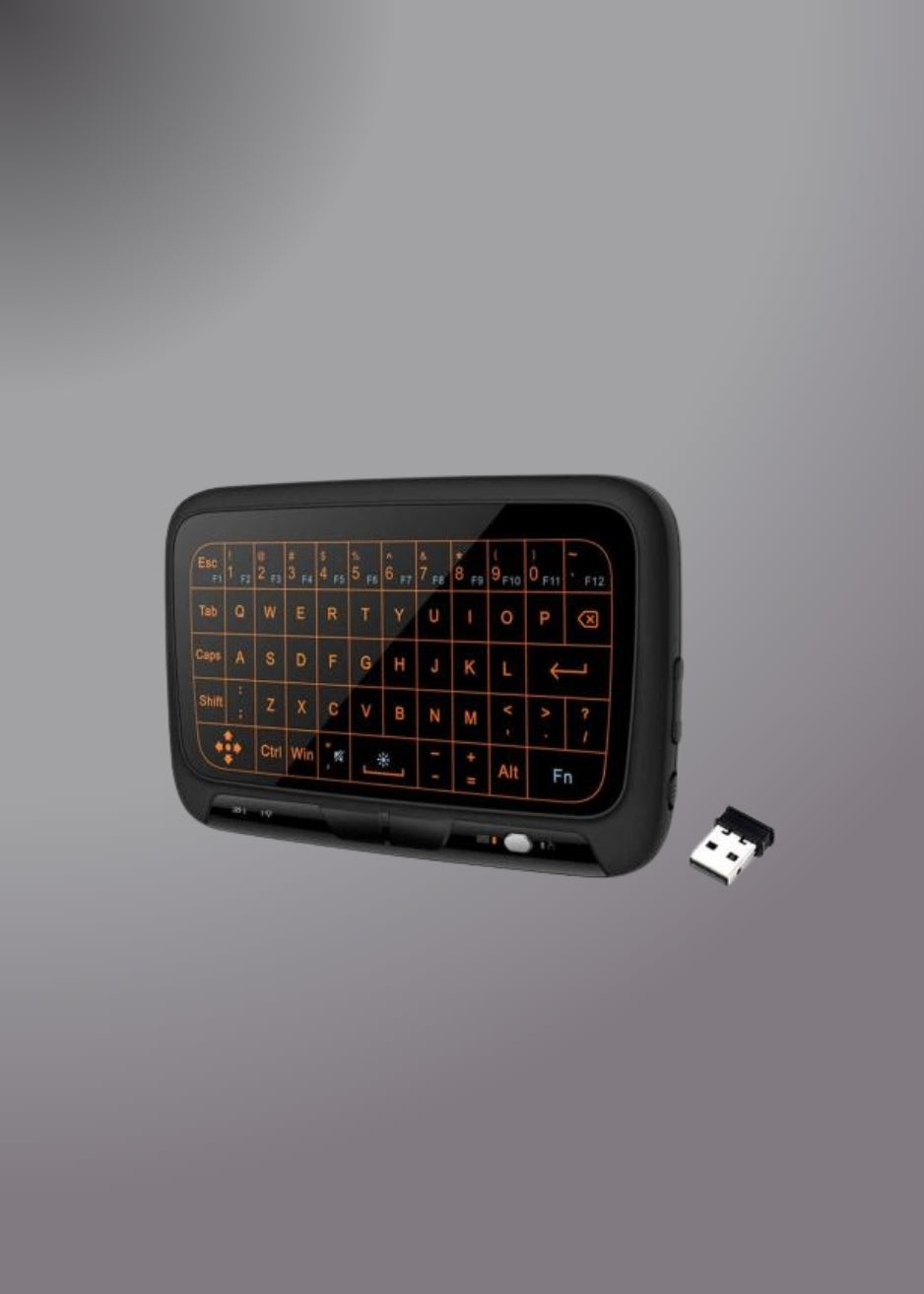 H18+ 2.4ghz Wireless Keyboard Full Touchpad Backlight Keyboard