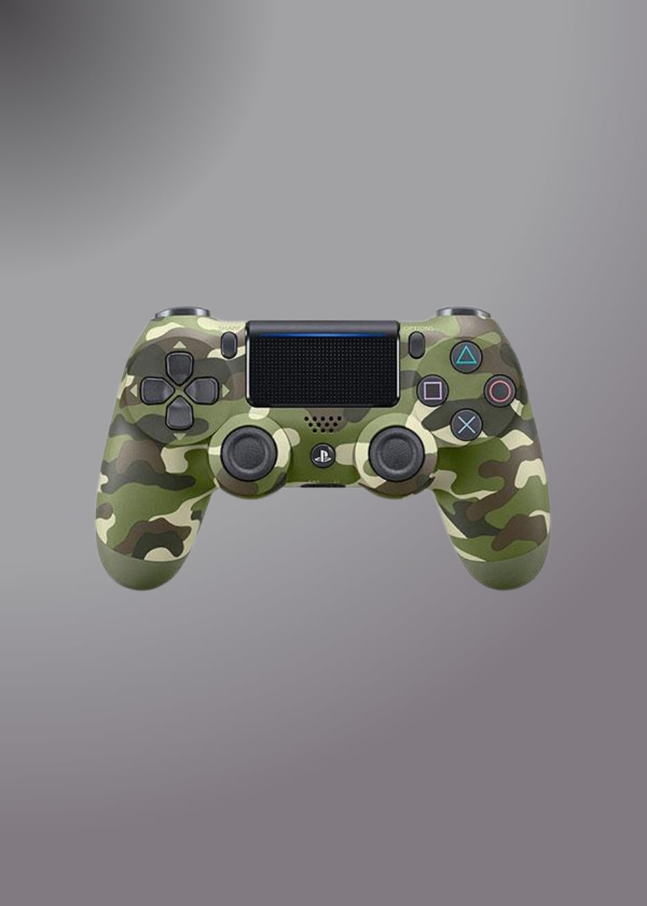 PS4 CAMO GREEN DUALSHOCK4 WIRELESS GAME CONTROLLER
