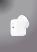 IPHONE 35W UK 3 PIN DUAL TYPE C Fast Charging PD ADAPTER