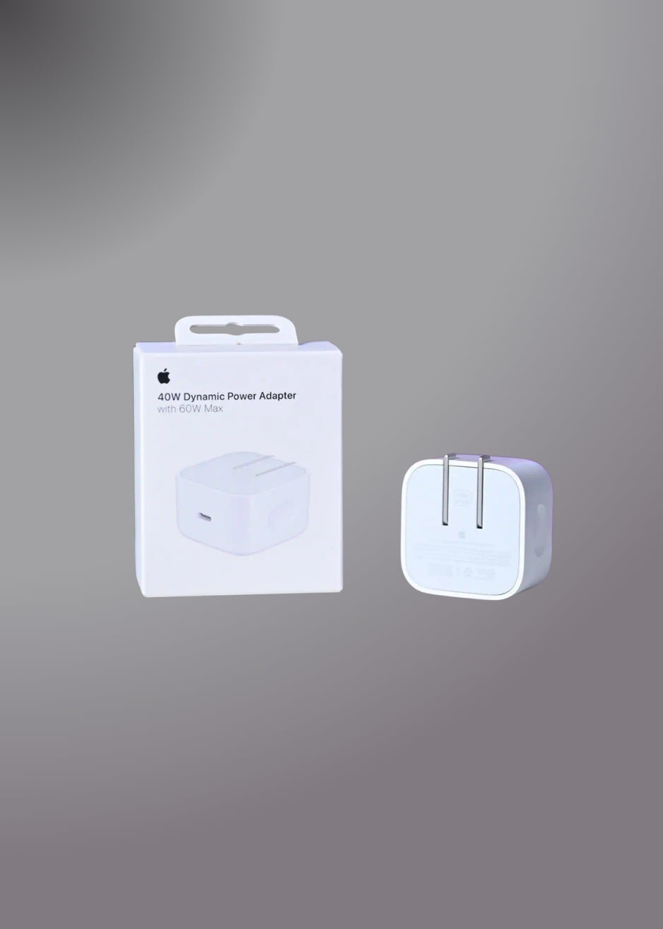 IPHONE 17 PRO MAX 40W UK PIN USB-C POWER ADAPTER
