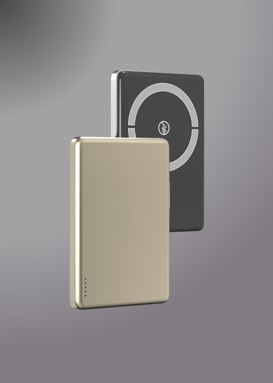 Aspor A381 Magnetic Portable Mini 5000mah Wireless Power Bank