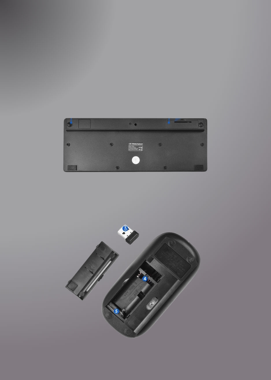 Bluetooth Keyboard Blue X5