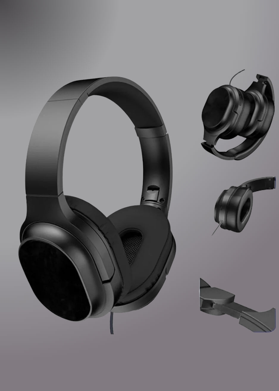 XTRIKE ME HD-215 BLUETOOTH 5.3V WIRELESS HEADSET COMFORTABLE & ERGONOMIC DESIGN