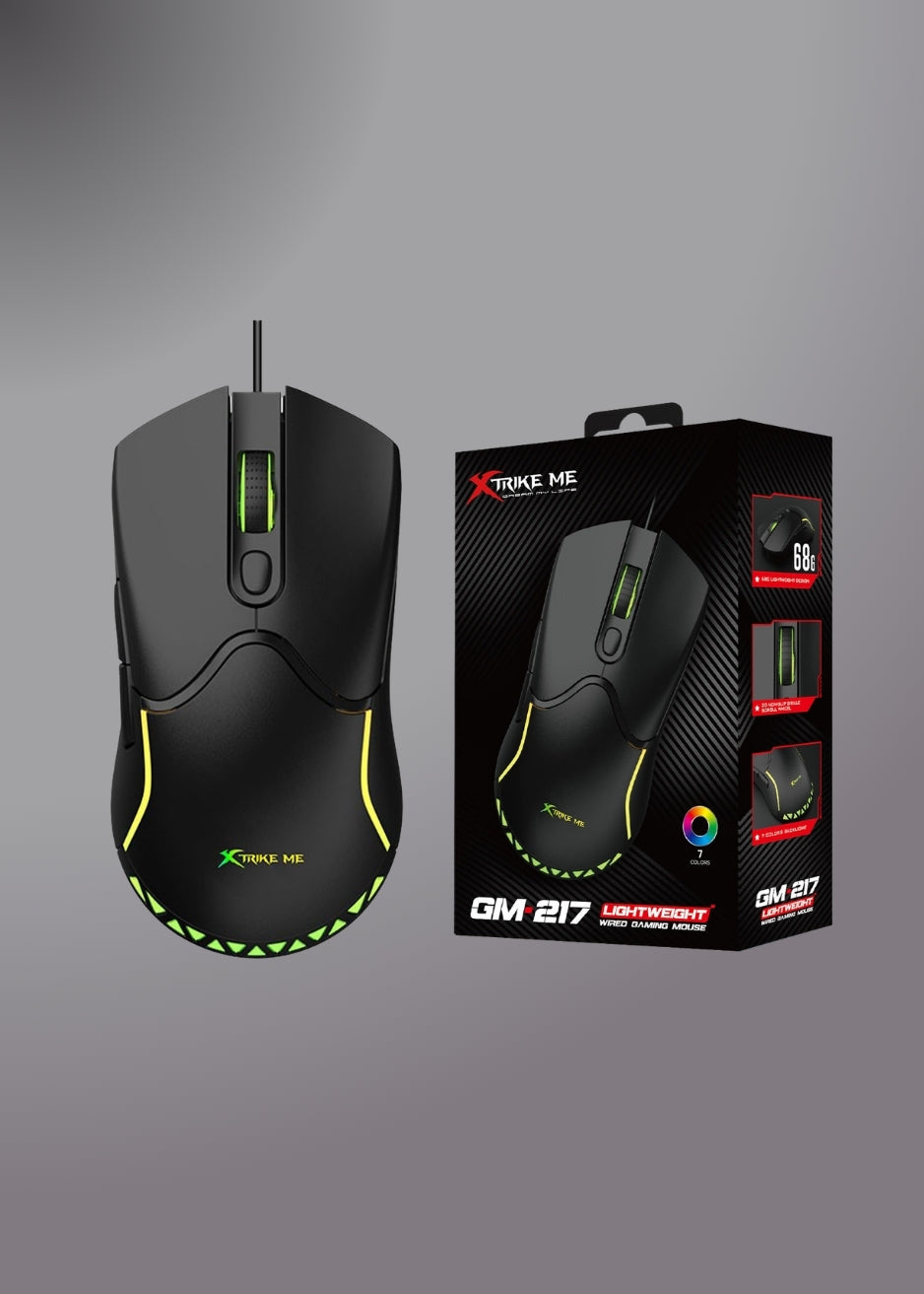Xtrike Me Gm-217 Rgb Gaming Usb 6 Buttons Wired Mouse
