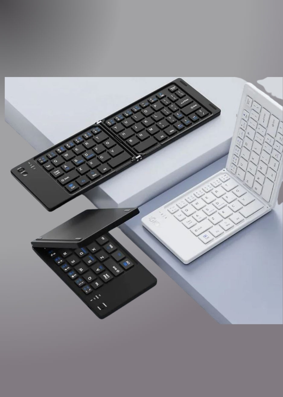 B023 11 Inch Foldable & Rechargeable Bluetooth Keyboard