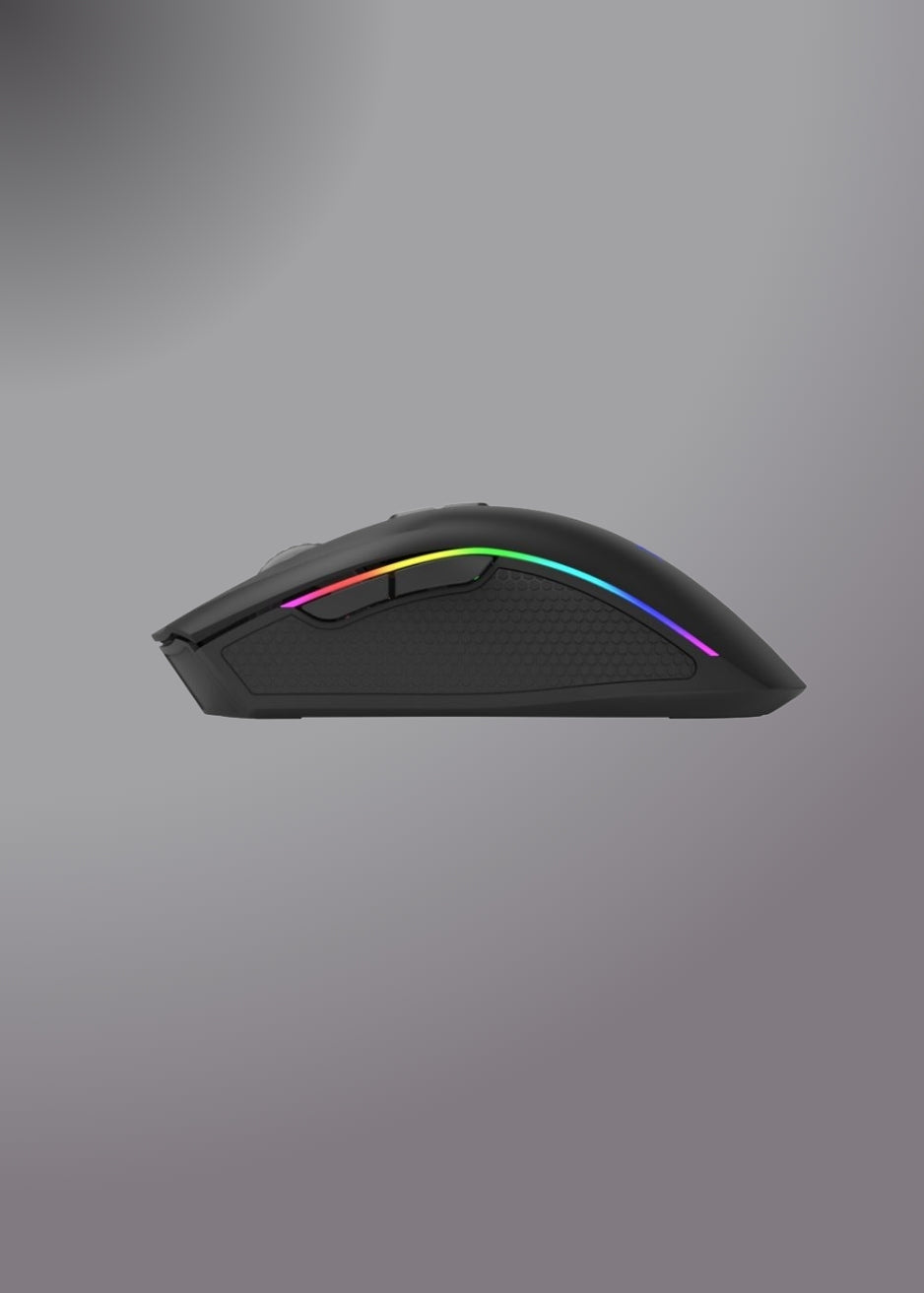 Xtrike Me Gm-314 Bk Wired Gaming Mouse Black/white