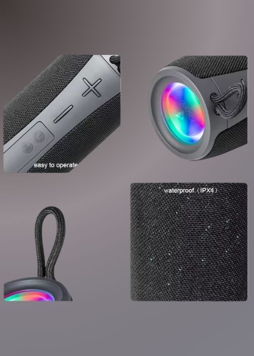 KISONLI Q28 10W BT/FM/USB/TF/TWS/RGB BLUETOOTH SUPER BASS SPEAKER